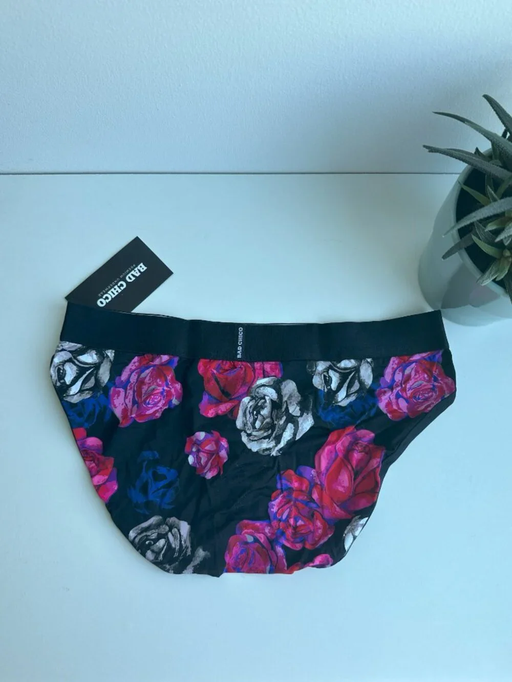 BAD CHICO - Roses Are Forever Brief - Multi (Size L)